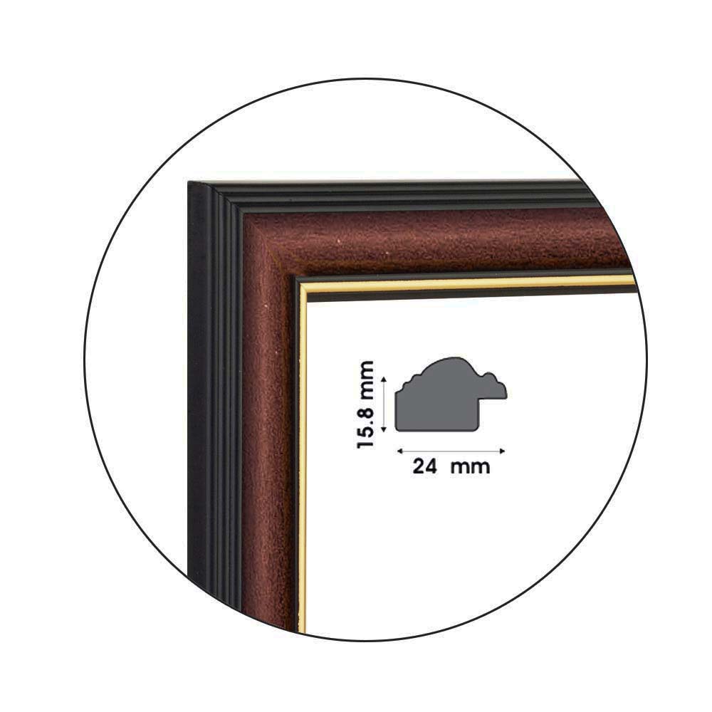 Ramă Reddish Brown | 2,4 cm